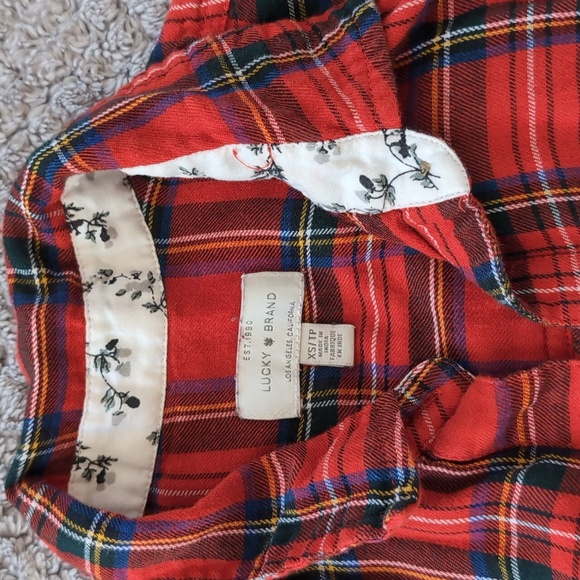 Lucky Brand lightweight flannel shirt - XS - Picture 2 of 6
